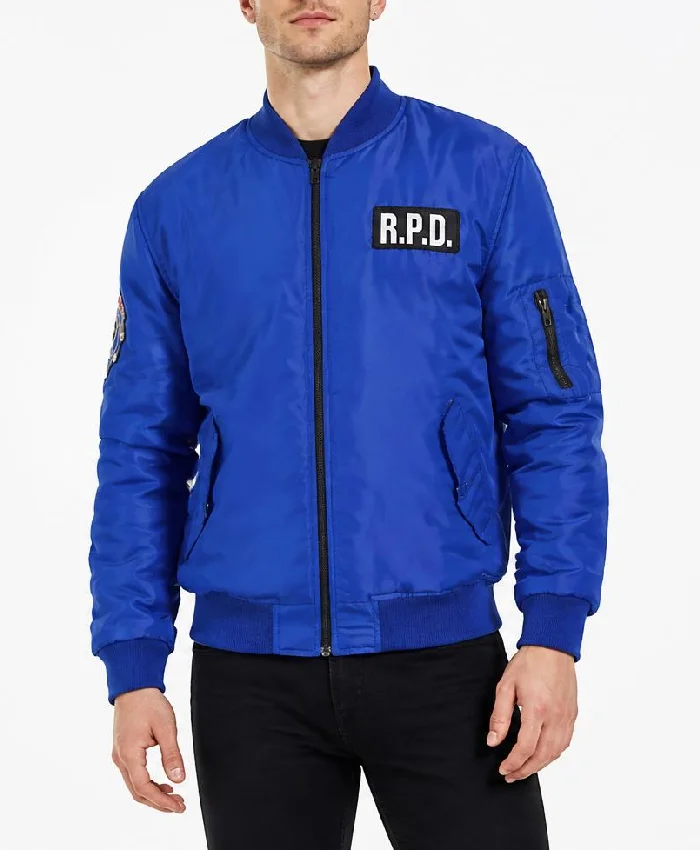 Mens Resident Evil 2 RPD Bomber Jacket