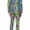 Mens Thanksgiving Super Mario Printed Suit For Sale