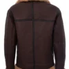 Mens Vintage Sheepskin Brown Flying Jacket