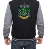 Mens And Womens Harry Potter Slytherin Varsity Bomber Jacket