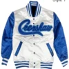 Mens And Womens Kobe Bryant Crenshaw White And Blue Varsity Jacket