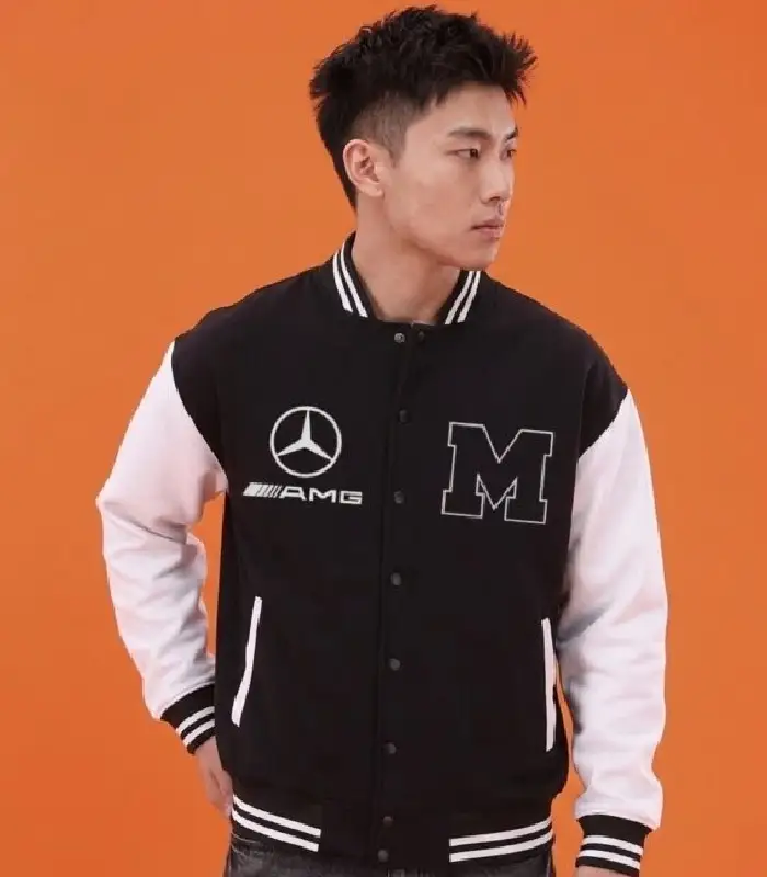 Mercedes Classic Oversized Varsity Jackets