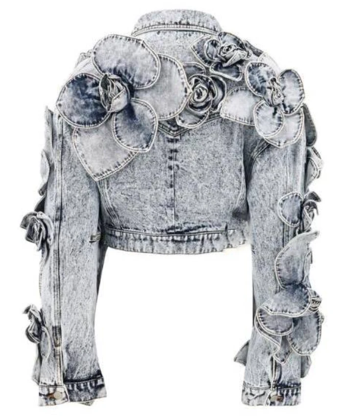 Meredith Marks Real Housewives Of SLC Floral Denim Jacket Buy Now