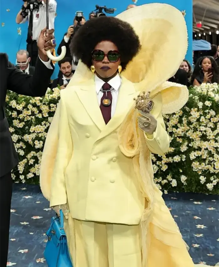Met Gala Lauryn Hill Yellow Blazer
