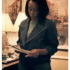 Mia Jordan The Morning Show S04 Karen Pittman Double Breasted Topstitch Jacket