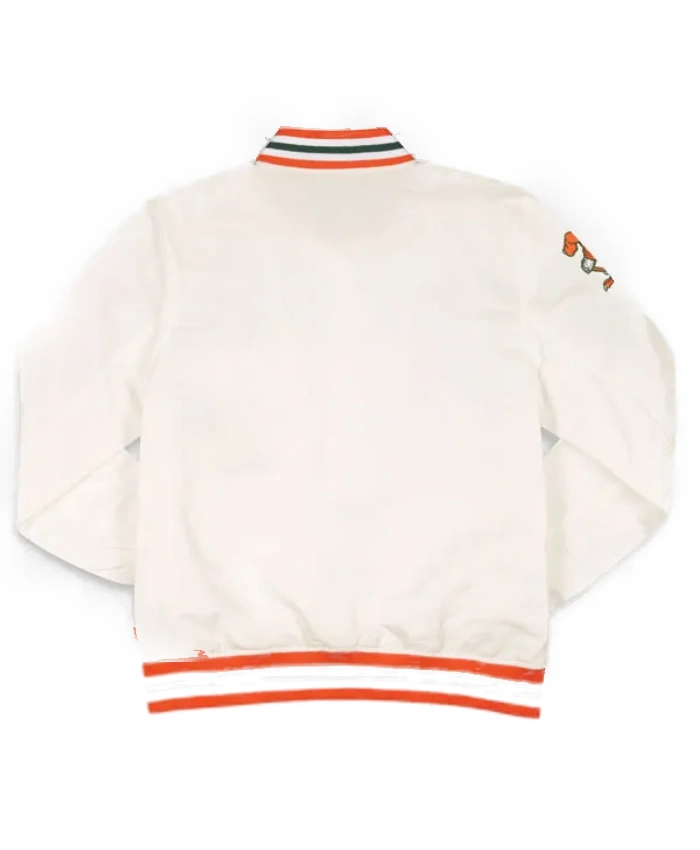 Miami Hurricanes Football Bomber Varsity Jacket
