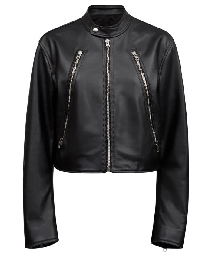 Michael Buble The Voice S28 Black Leather Jacket - Image 2