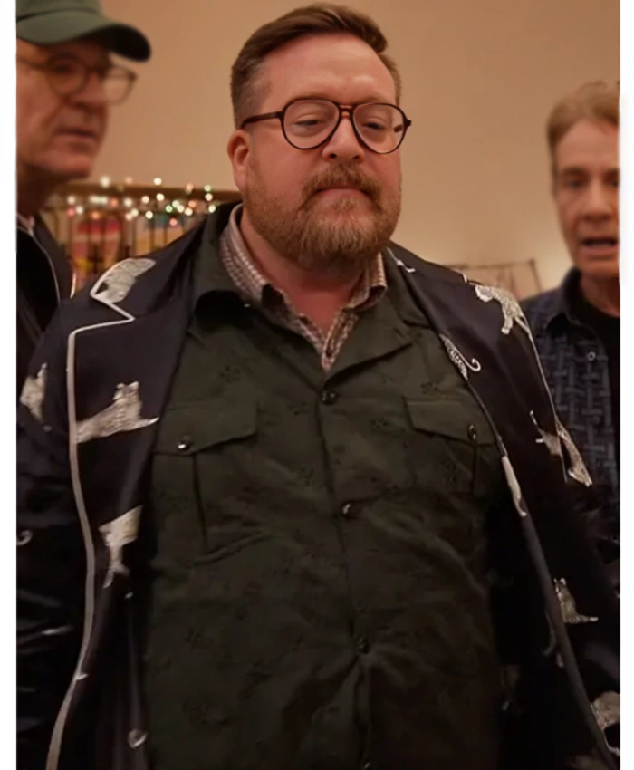 Michael Cyril Creighton Only Murders in the Building S05 Silk Robe