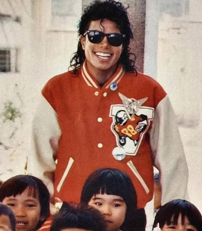Michael Jackson China 1987 Varsity Jacket For Sale