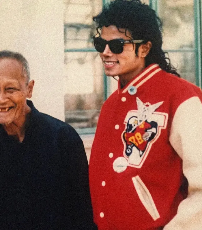 Michael Jackson China 1987 Varsity Jacket