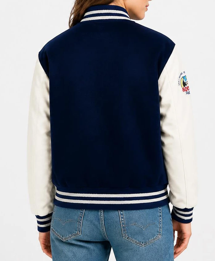 Michael Jackson Sonic the Hedgehog Varsity Jacket Women