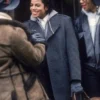 Michael Jackson Street King Gray Wool Trench Coat