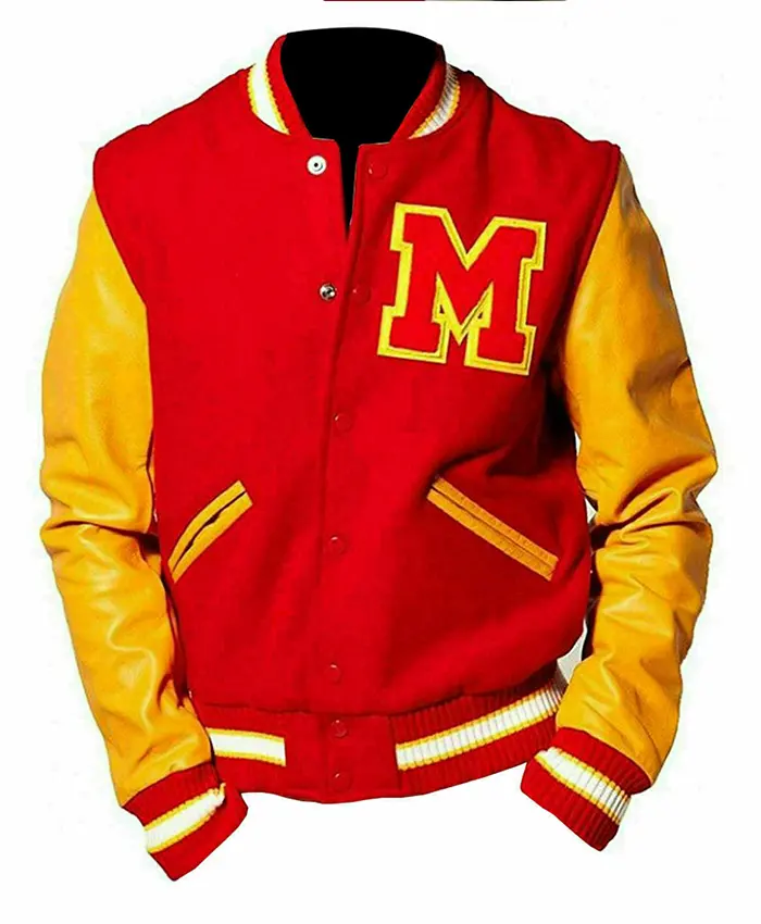 Michael Jackson Thriller Red And Yellow Varsity Jacket For Men And Women