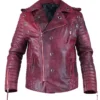 Michael Kiske Halloween Music Festival PU Leather Jacket
