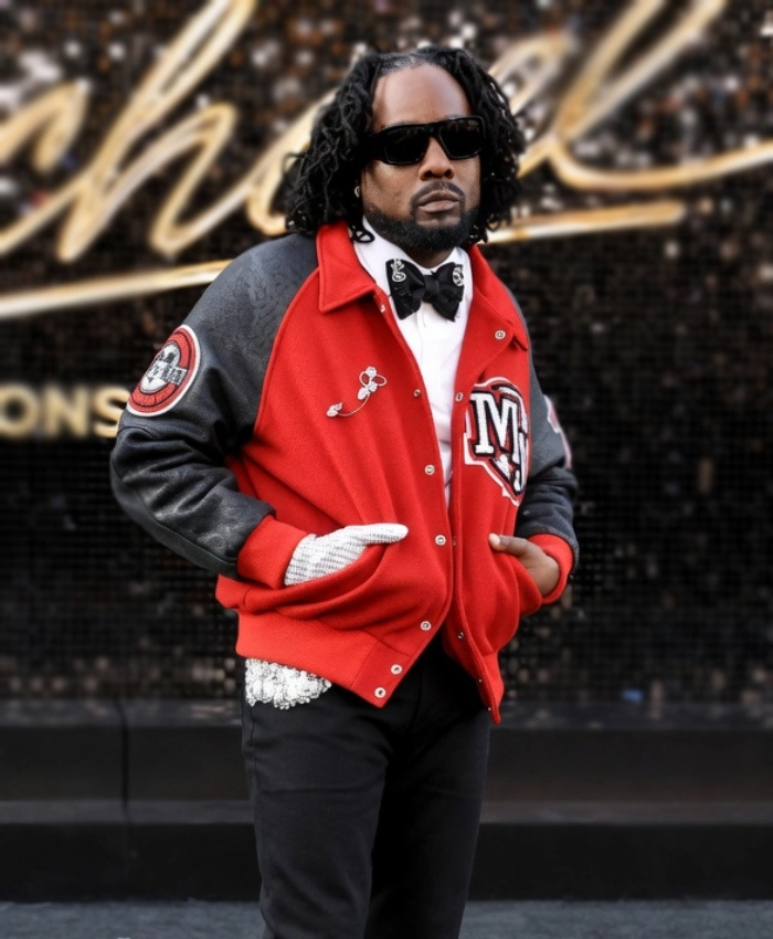 Michael Movie Premiere Wale Varsity Jacket Sale