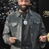 Michael Premiere 2026 Deon Cole Grey Suede Jacket Sale