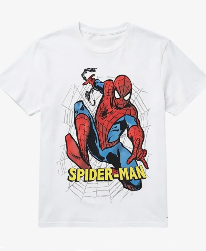 Michael b Jordan Spider Man White T shirt