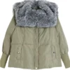 Michelle Keegan Brassic S7 Fur Collar Padded Jacket