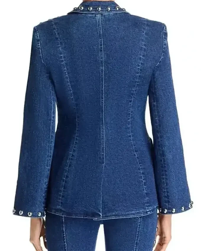 Michelle Pfeiffer Margos Got Money Troubles 2026 Shayanne Millet Denim Studded Blazer