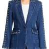 Michelle Pfeiffer TV Series Margos Got Money Troubles 2026 Shayanne Millet Denim Blazer