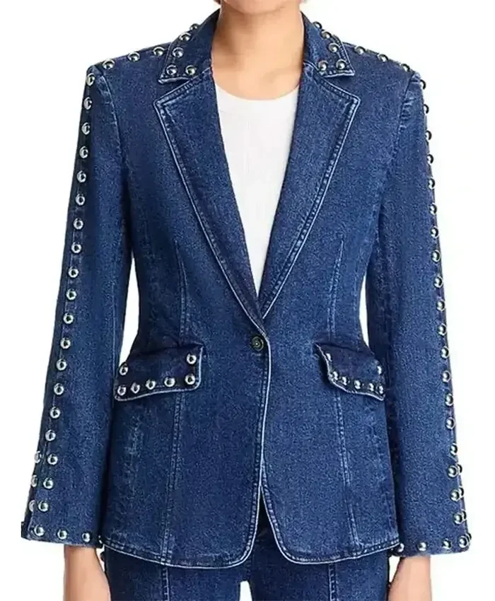 Michelle Pfeiffer TV Series Margos Got Money Troubles 2026 Shayanne Millet Denim Blazer