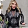 Michelle Pfeiffer TV Series Margos Got Money Troubles Shayanne Millet Cropped Leather Jacket