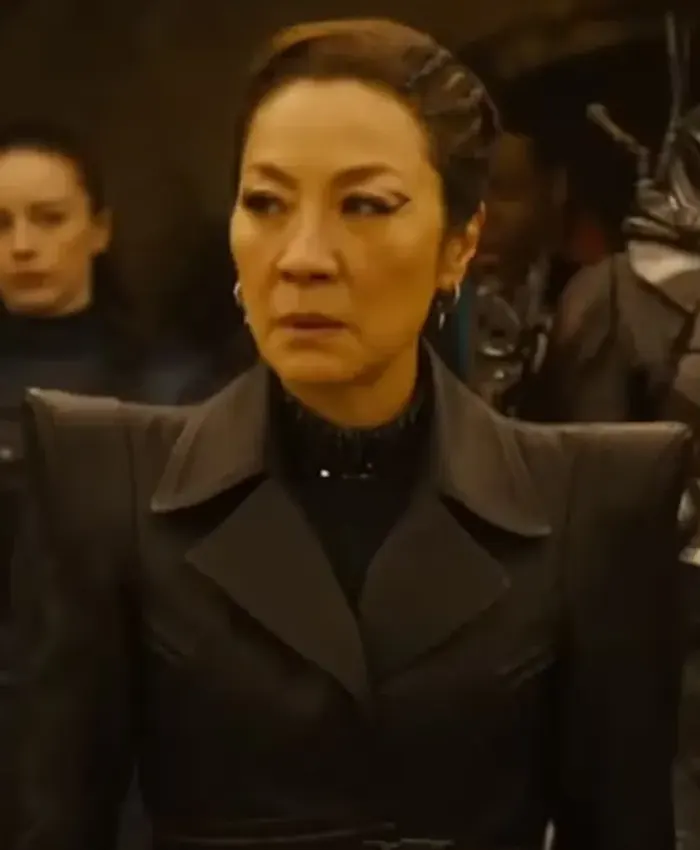 Michelle Yeoh Star Trek Section Leather Coat