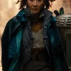 Michelle Yeoh TV Series Blade Runner Olwen Blue Long Coat 