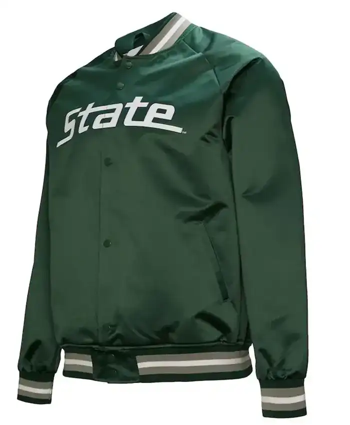 Michigan State Spartans Lightweight Satin Jacket