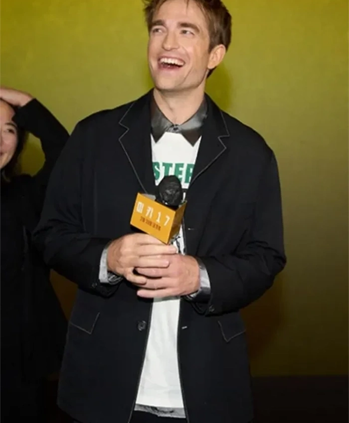Mickey 17 2025 Robert Pattinson Black Blazer