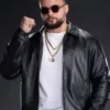 Mike Santana WWE Florida 2026 Black Leather Jacket