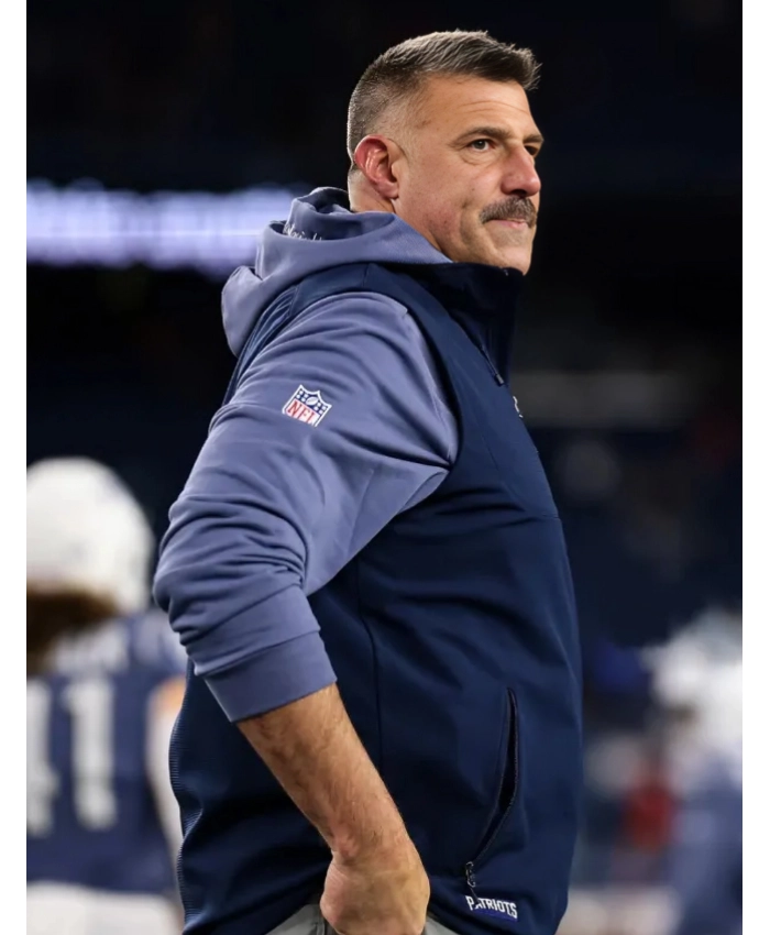 Mike Vrabel Patriots T Strong Navy Vest