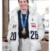 Milano Cortina 2026 Winter Olympics Closing Ceremony Hilary Knight Team USA Flagbearer Jacket