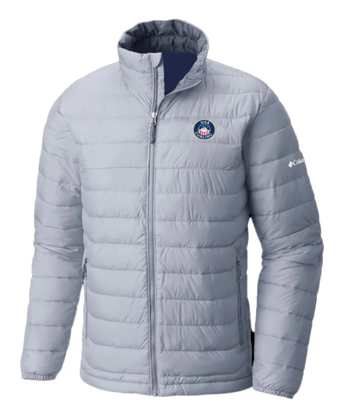 Milano Cortina Winter Olympics 2026 Columbia Grey Curling Jacket For Sale