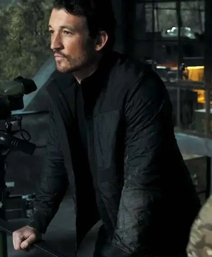 Miles Teller Gorge Black Bomber Jacket