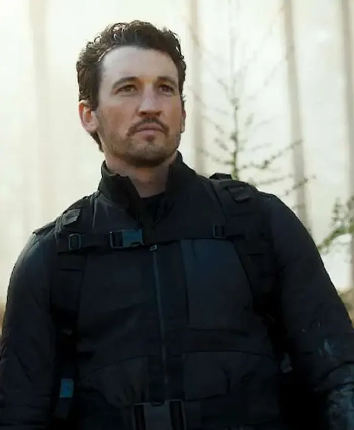 Miles Teller The Gorge Black Bomber Jacket