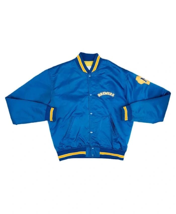1990-93 Milwaukee Brewers Blue Jacket