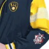 Milwaukee Brewers Legacy Lightweight Hooded Jacket For Sale