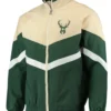 Milwaukee Bucks Bank Shot Oxford Green And Cream Jacket