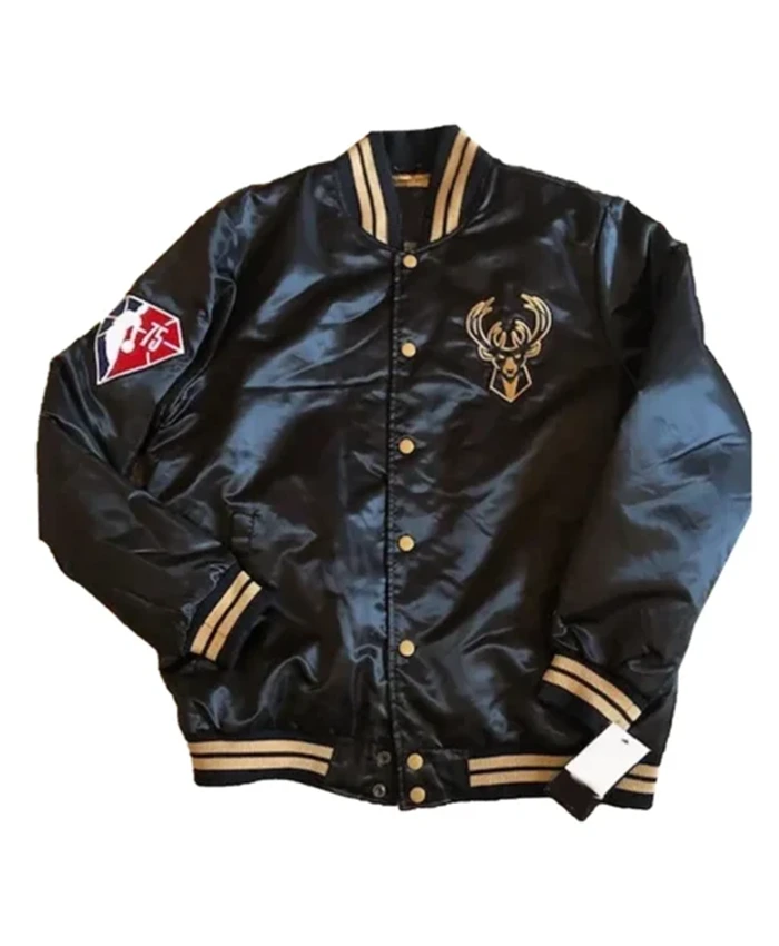 Milwaukee Bucks Limited Edition Black Varsity Jacket