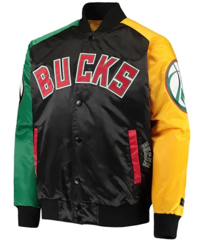 Milwaukee Bucks Ty Mopkins Varsity Jacket