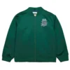 Milwaukee Bucks Vintage Logo Green Lightweight Bomber Jacket
