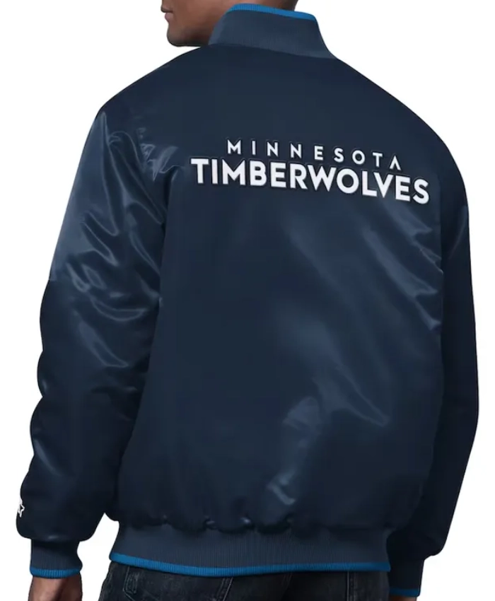 Minnesota Timberwolves The Ambassador Varsity Satin Jacket