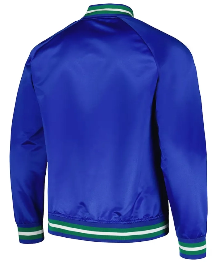 Minnesota Timberwolves Throwback Wordmark Blue Jacket