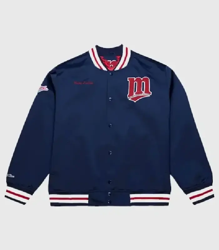 Mitchell & Ness WrestleMania LA 42 Black Satin Jacket