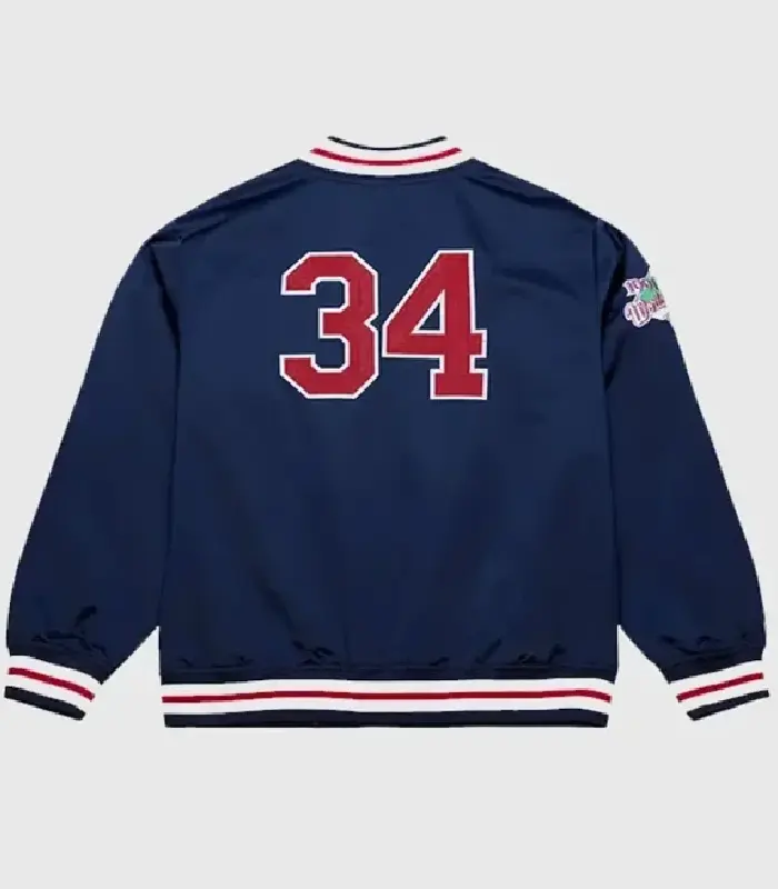 Alternative view of Mitchell & Ness WrestleMania LA 42  Black Satin Jacket