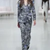 Minnie Driver Emily In Paris S05 Princess Jane Blue Printed Suit 1