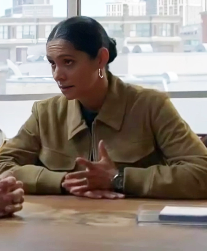 Miranda Rae Mayo Chicago Fire Suede Jacket