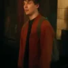 Missing You 2025 Oscar Kennedy Red Bomber Jacket