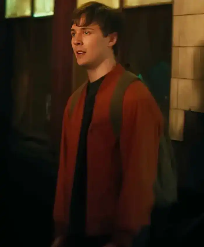 Missing You 2025 Oscar Kennedy Red Bomber Jacket